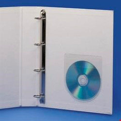 Kieszeń samoprzylepna na CD w kształcie CD z klapką