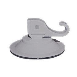 Suction cup Ø 50 mm with sauger lever plastic hook
