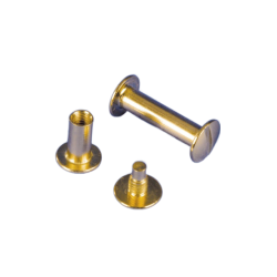 Brass binding screw Ø 9,5 mm